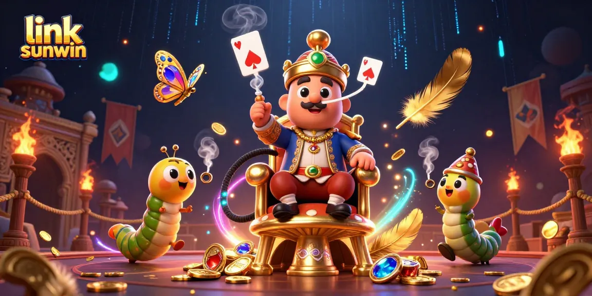 Enhance your gaming experience with link sunwin in this vibrant 3D casino scene.