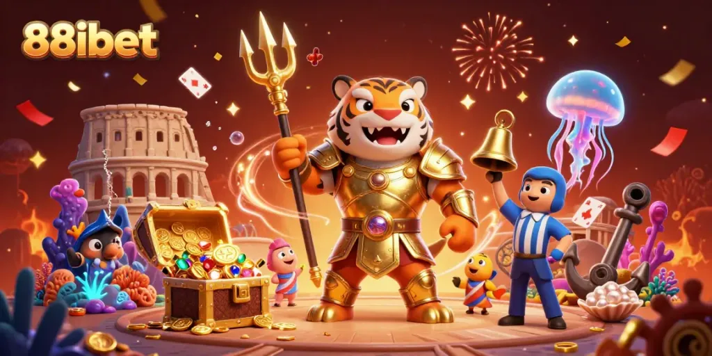 Engage with thrilling 88ibet underwater casino adventure featuring vibrant characters and dynamic gaming elements